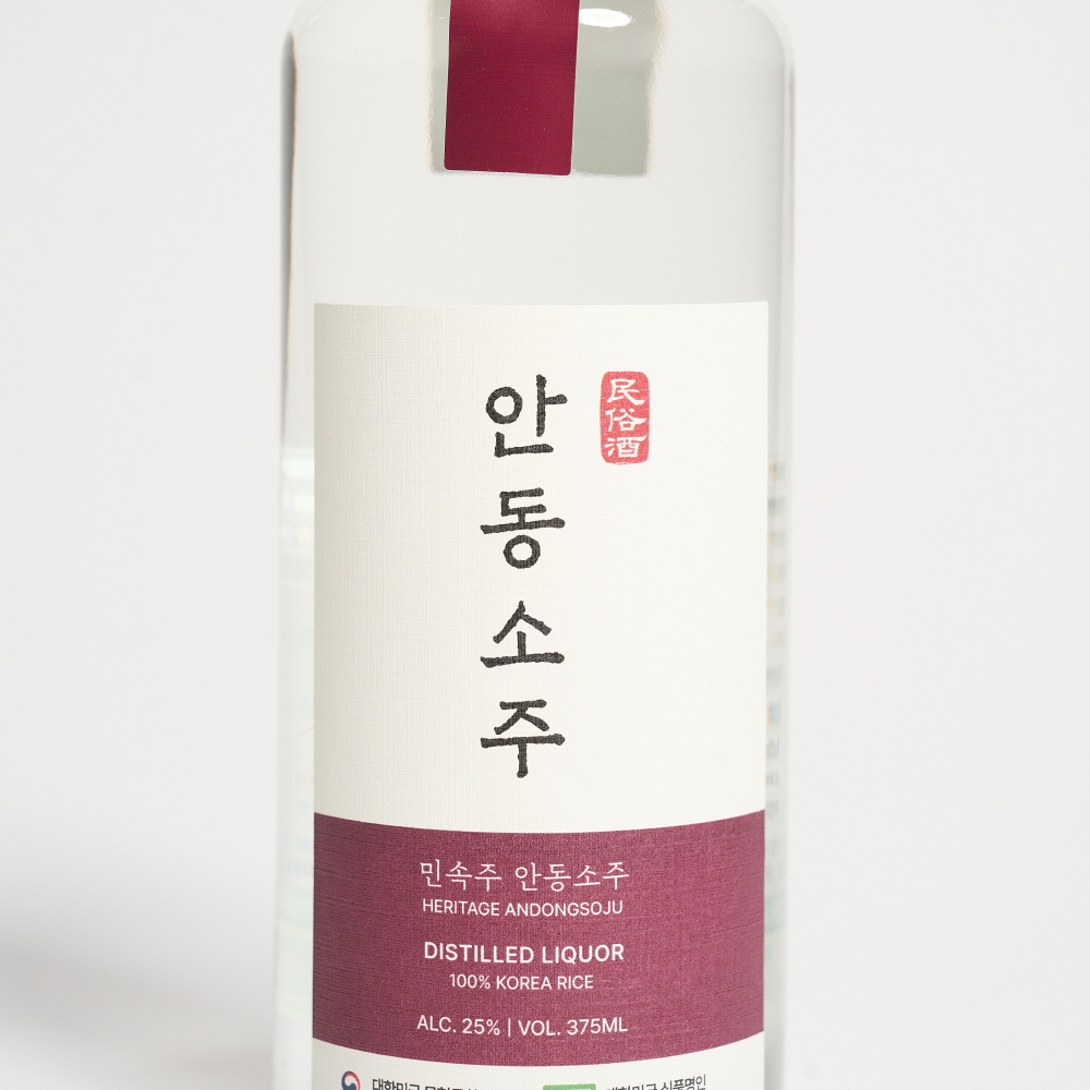조옥화 안동소주 25도 375ml 민속주 김연박 명인 (케이스 포함) - 상세 이미지 2