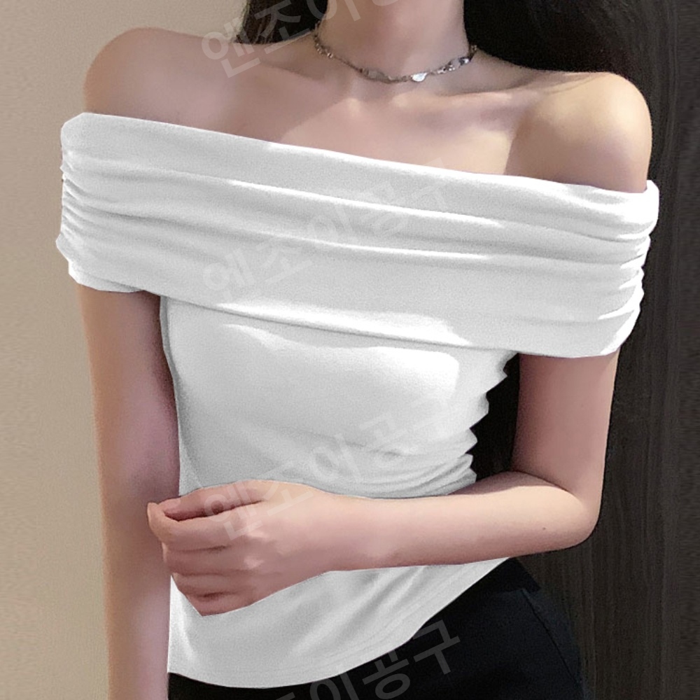 미녀와 순정남 20화 장수연 이일화 오프숄더 티셔츠 y2k 힙한 의상 옷 패션 - 상품 이미지