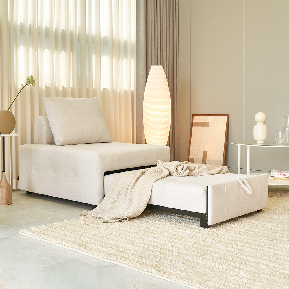 페다 큐브 아쿠아텍스 패브릭 확장형 침대 소파베드