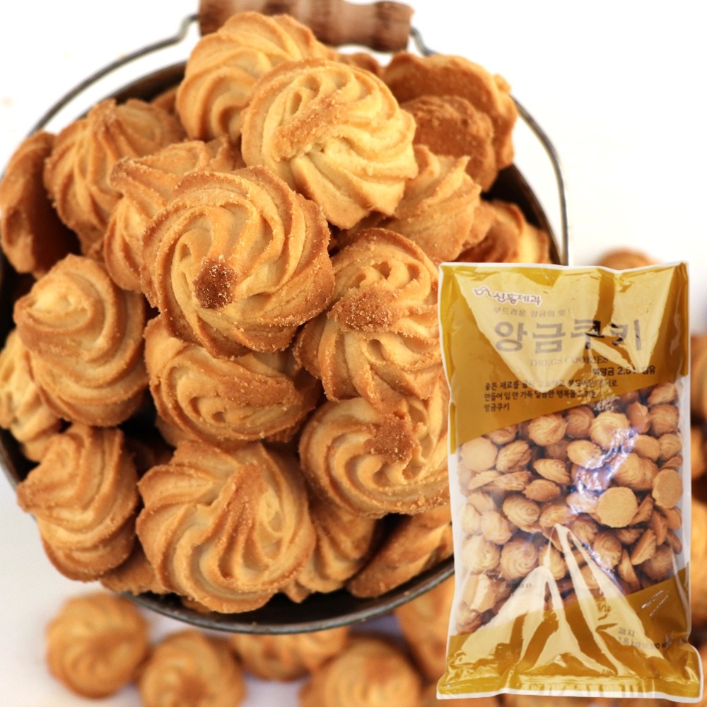 누구나조아 신흥 앙금쿠키 1.8kg 업소용 대용량 간식 과자 스낵 주전부리 - 상품 이미지