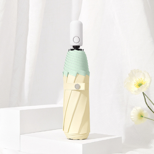 3단 접이식 우산 파스텔 우산 자동 양산 UV 차단 우산 우산 사용후기