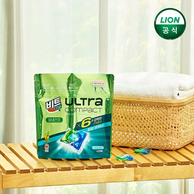 비트 캡슐세제 울트라콤팩트 실내건조 40입 2개+5입 3개