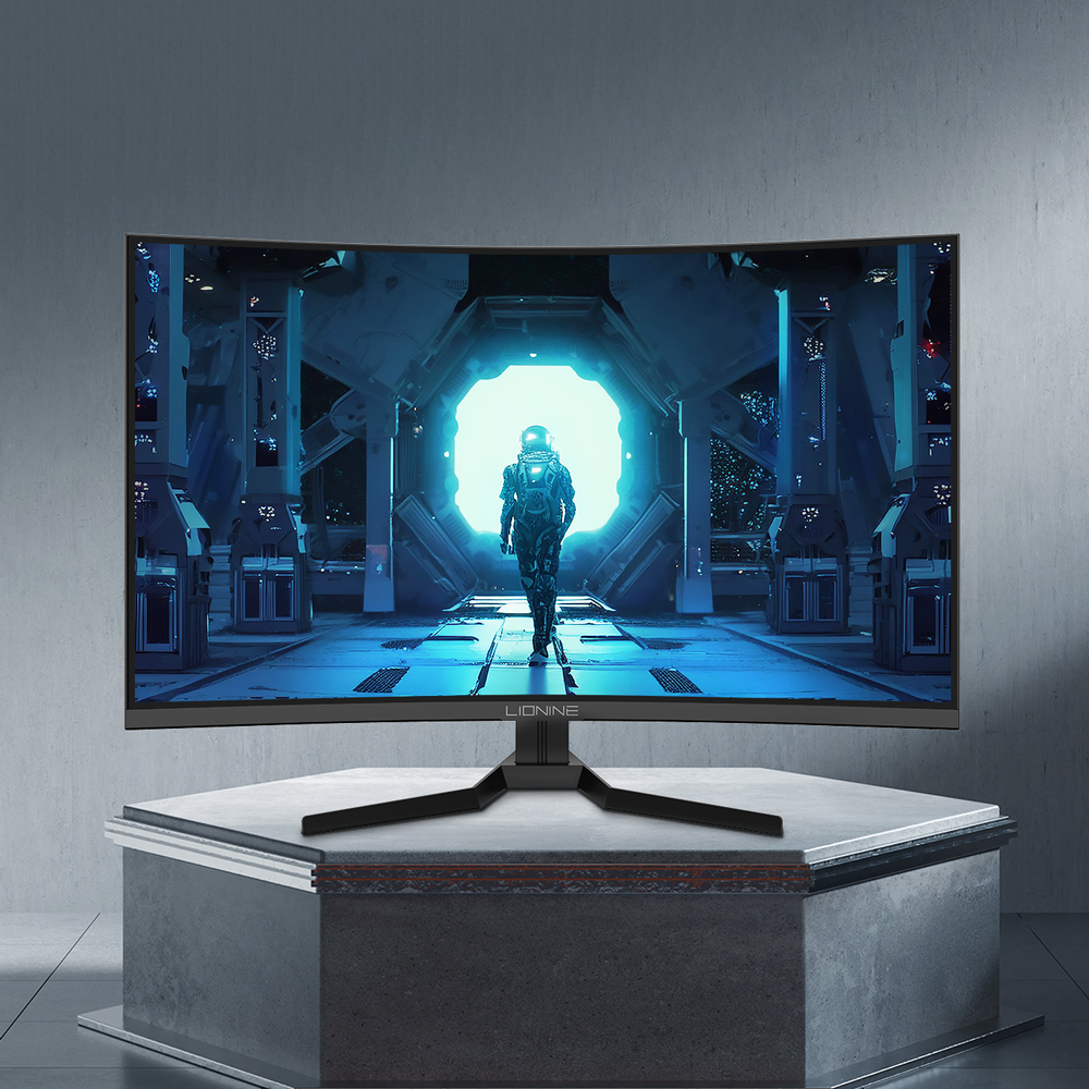 주연테크 X32QC-165 80cm 커브드 게이밍 모니터 QHD 165 80~81cm(32인치), 무결점 - 상품 이미지