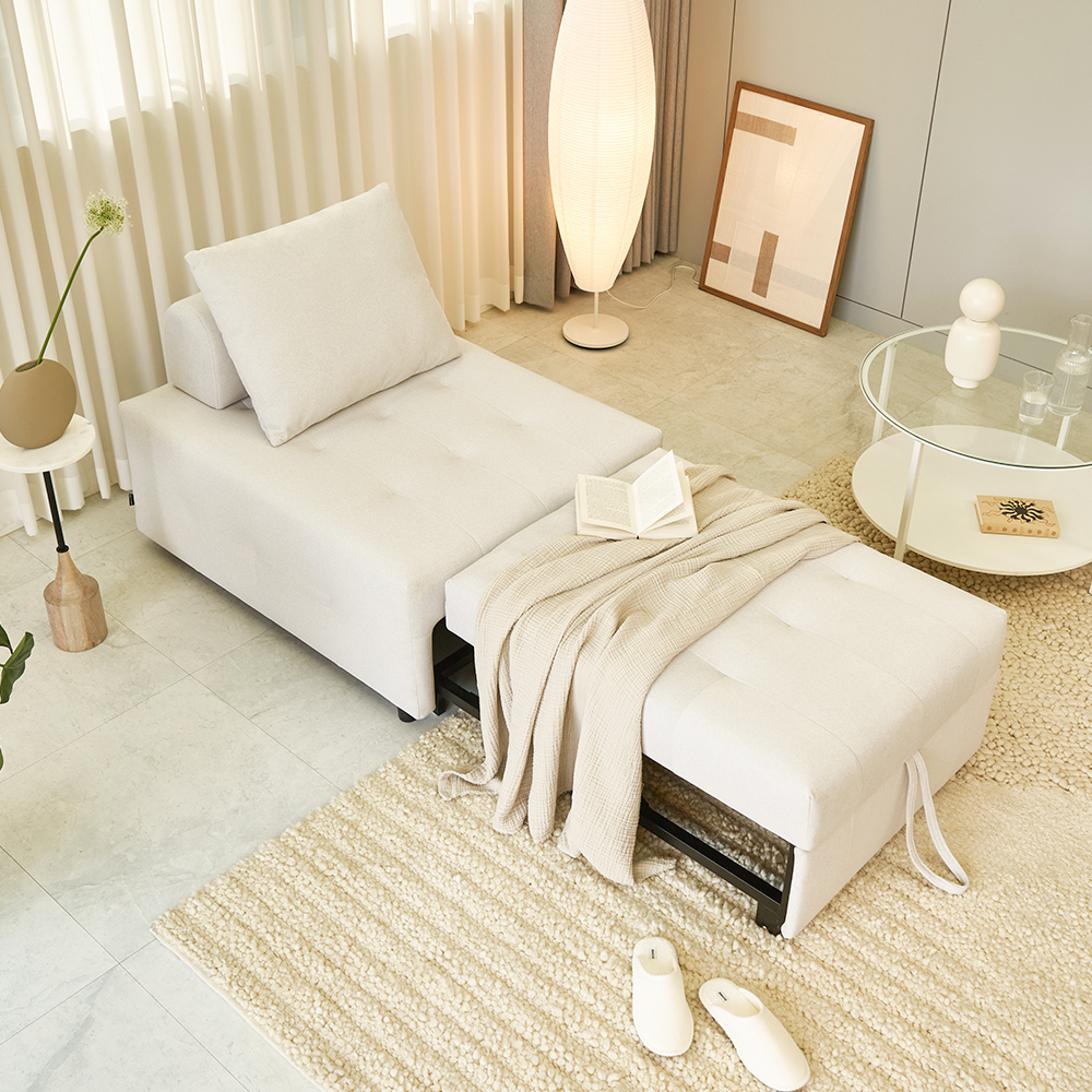 페다 큐브 아쿠아텍스 패브릭 확장형 침대 소파베드