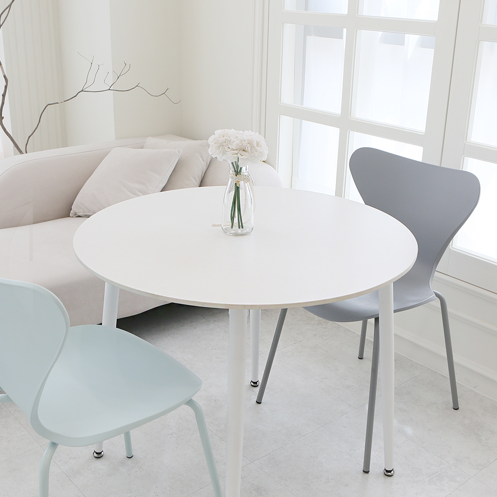 플럼 세라믹테이블 포세린 원형 식탁 테이블 850 카페티테이블