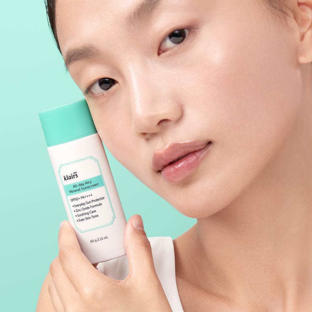 클레어스 올 데이 에어리 무기자차 톤업 선크림 60g (SPF50+ PA++++) / 파데프리 진정 선크림 이미지 6