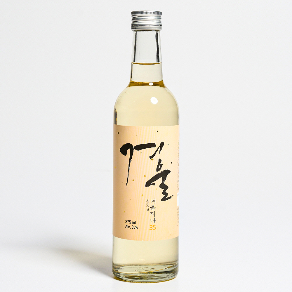 겨울지나 오크 35도 375ml 겨울소주 아리랑주조 - 메인 이미지