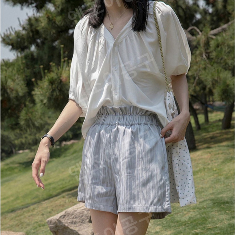 함부로 대해줘 6화 배종욱 까미유 반팔 블라우스 오피스 하객룩 의상 옷 패션 - 메인 이미지