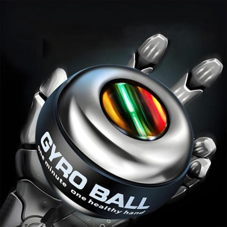 [보드겜] 메탈 자이로볼 고중량 손목운동 자이로볼 전완근 F380