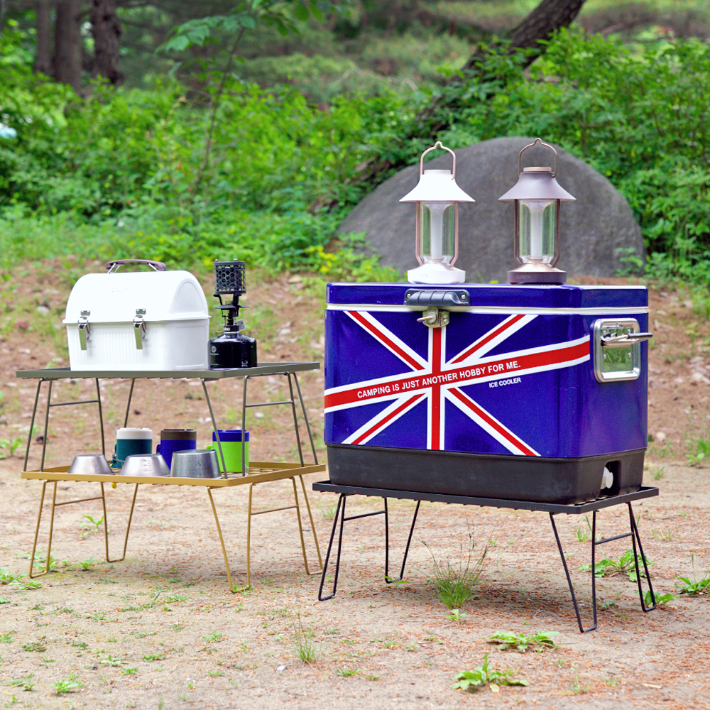 브리즈문 캠핑 접이식 테이블 쉘프 쿨러 난로 선반 폴딩 팬히터 필드랙