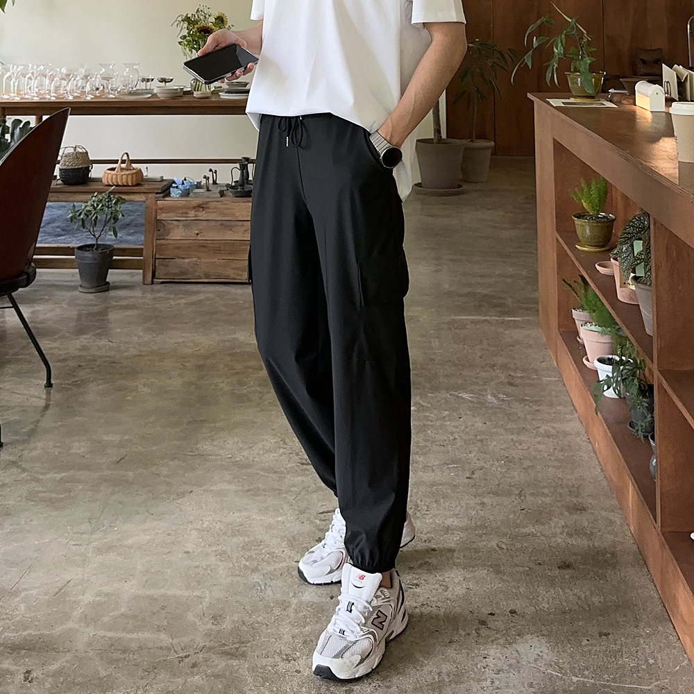 남자 바지 아이스 카고 조거 팬츠 남자냉장고바지 - 상세 이미지 2