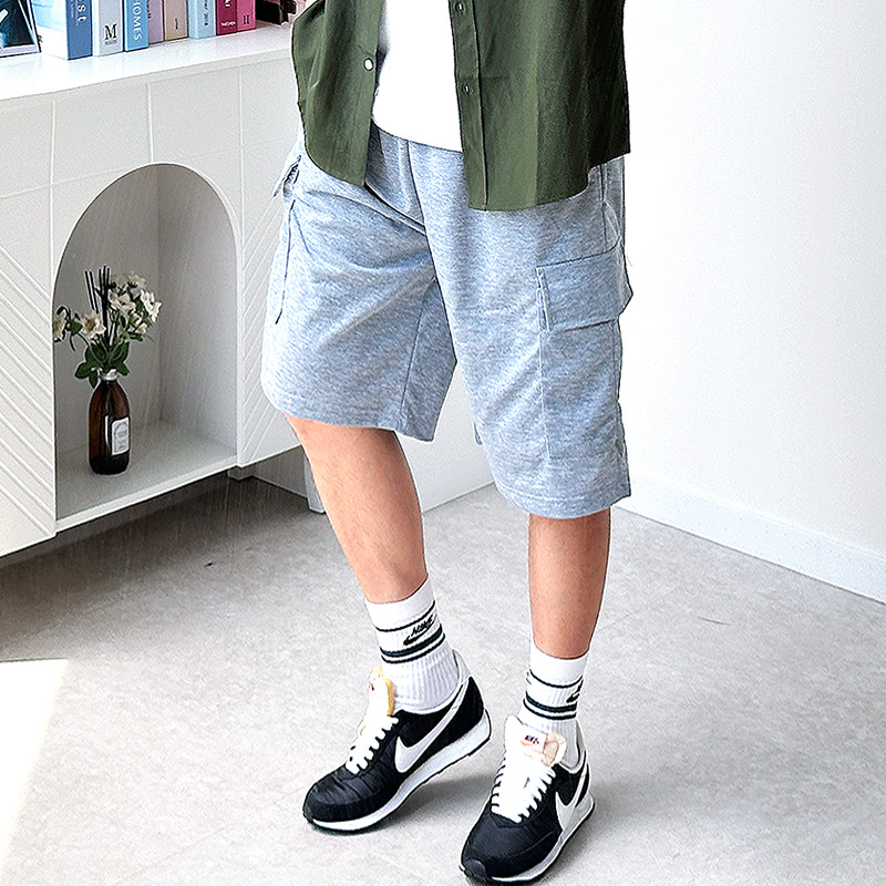 남자 버뮤다팬츠 와이드반바지 남성반바지 카고반바지 - 상세 이미지 2