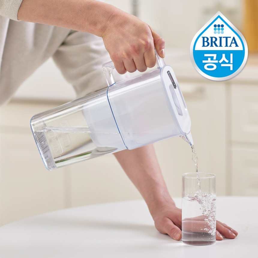 브리타 정수기 리켈리 2.2L 화이트+기본필터 1입+추가필터 12입 (1년 구성팩) 사진 4