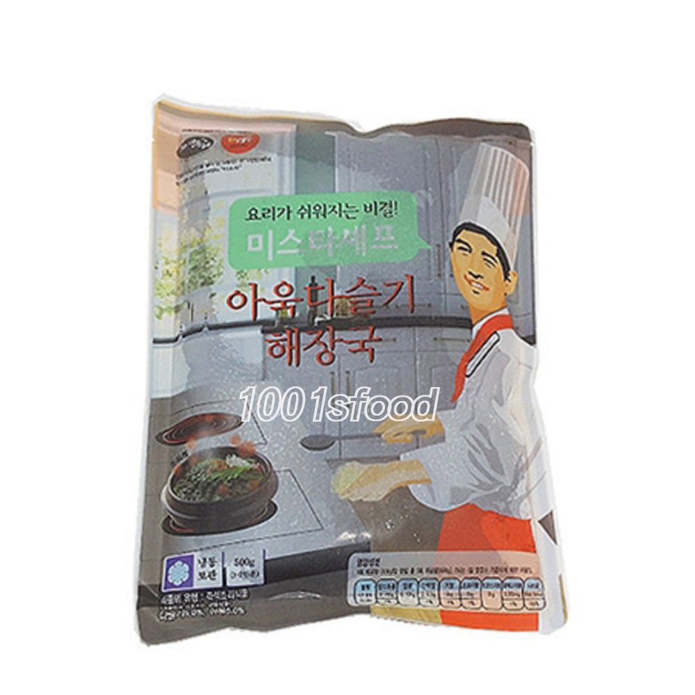 태종 아욱다슬기해장국 500gx24ea : 천일푸드