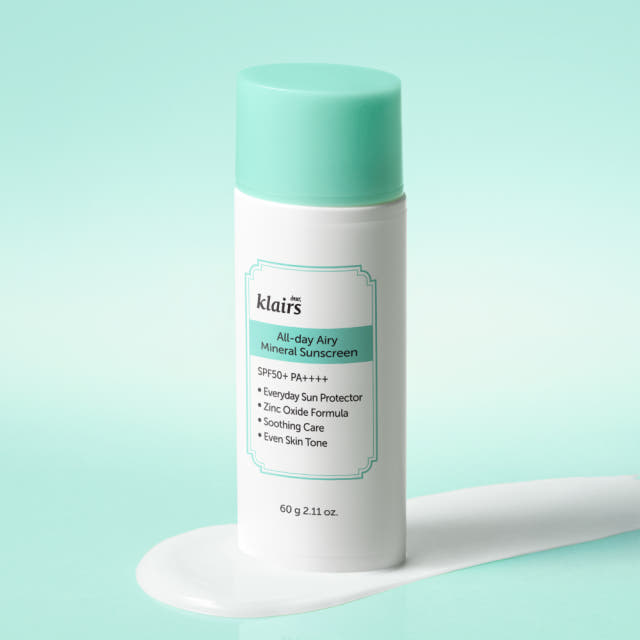 클레어스 올 데이 에어리 무기자차 톤업 선크림 60g (SPF50+