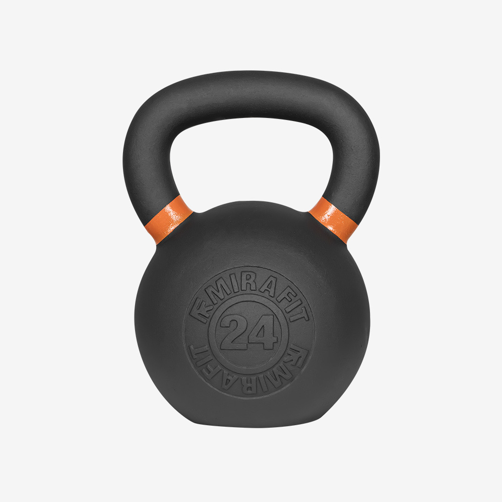 미라핏 블랙 케틀벨 크로스핏 홈트 전신운동 24kg, 1개 - 상세 이미지 2