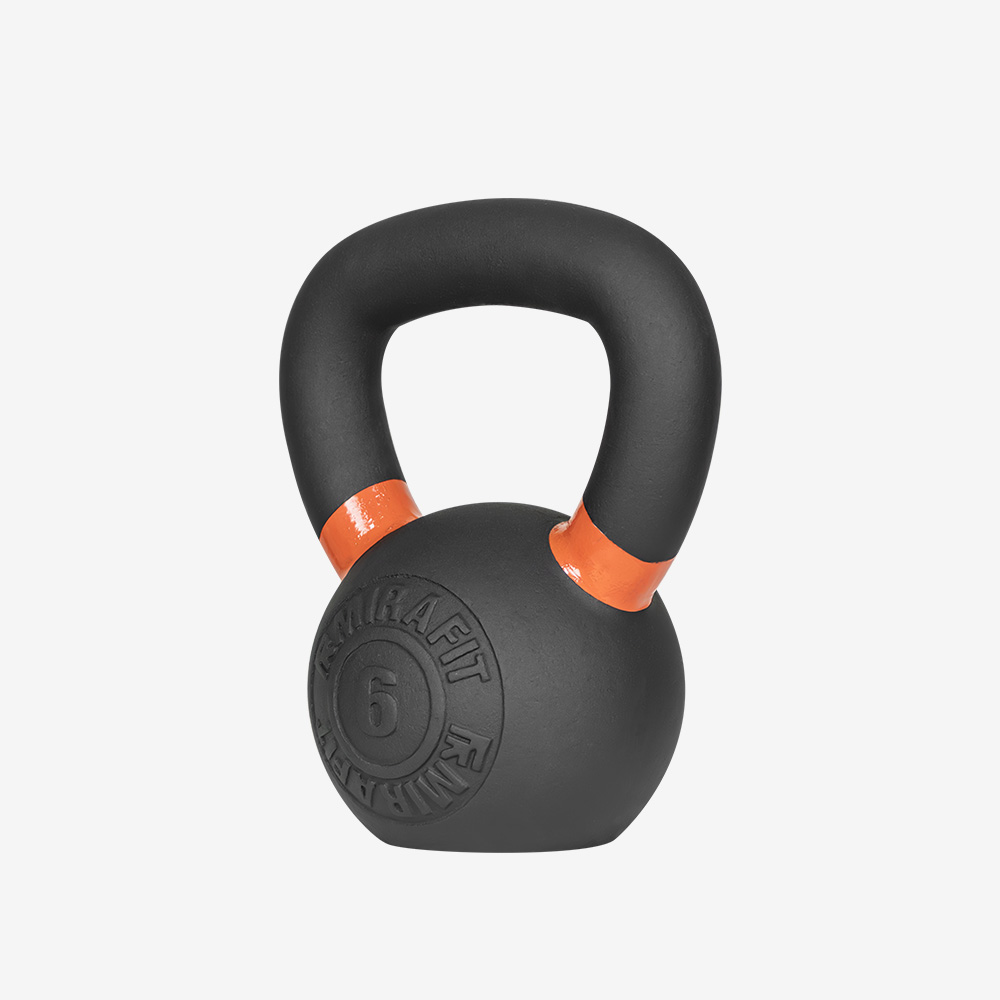 미라핏 블랙 케틀벨 크로스핏 홈트 전신운동 6kg, 1개 - 메인 이미지