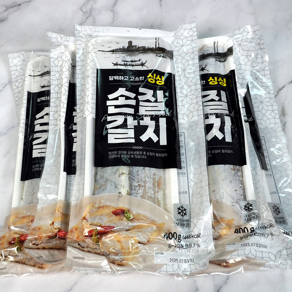 여수 손질갈치 2kg(400g X 5팩) - 상품 이미지