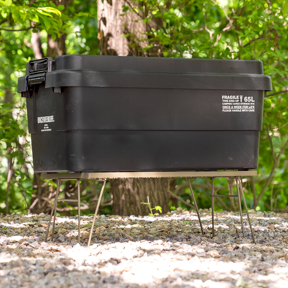 브리즈문 캠핑 접이식 테이블 쉘프 쿨러 난로 선반 폴딩 팬히터 필드랙