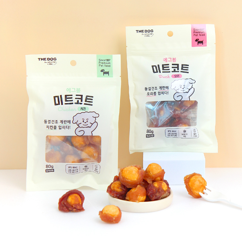 더독 미트코트 에그볼 치킨, 80g, 1개 - 상세 이미지 4