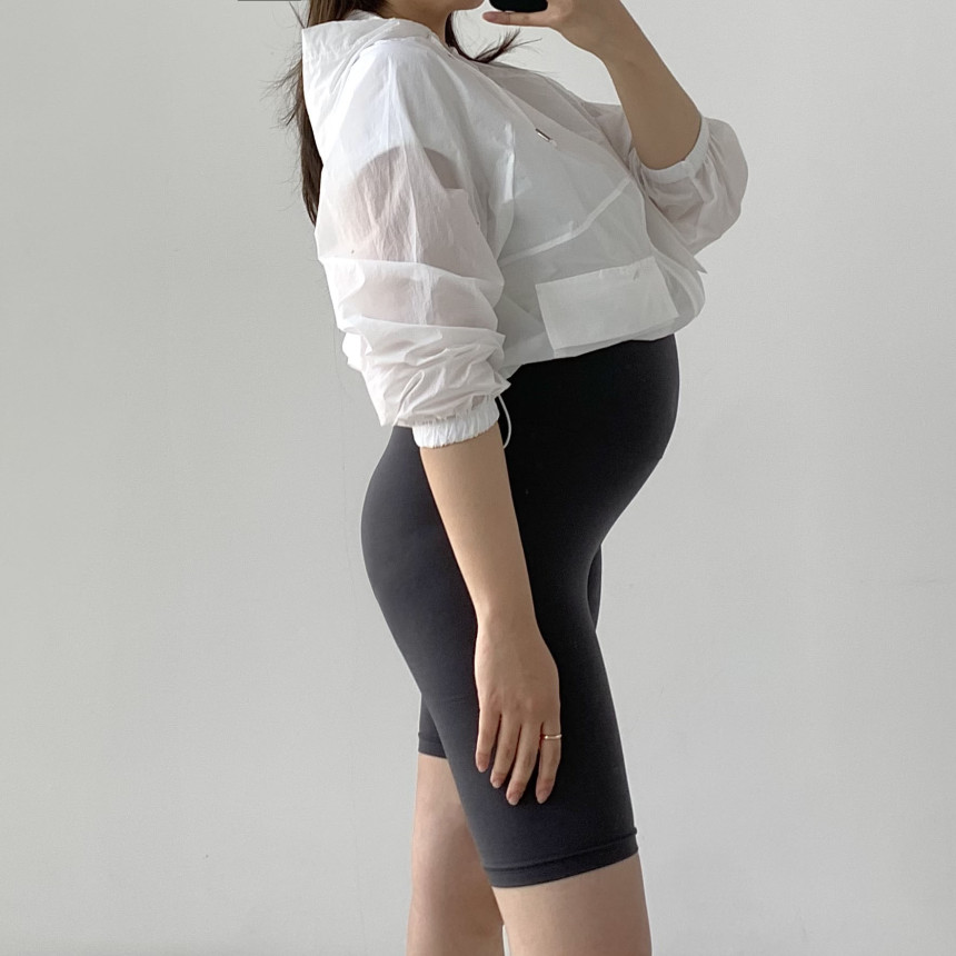임산부 쿨 5부레깅스 임부복 임산부운동복 임부레깅스 여름 임신복 만삭 임산부 필라테스 요가 운동복 빅사이즈 임산부바지 상세 이미지 28