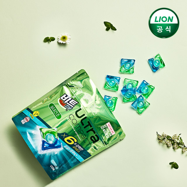 비트 캡슐세제 울트라콤팩트 실내건조 40입 2개+5입 3개