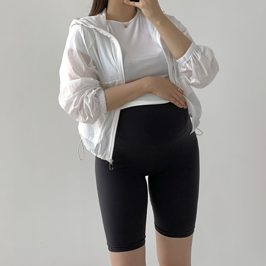 임산부 쿨 5부레깅스 임부복 임산부운동복 임부레깅스 여름 임신복 만삭 임산부 필라테스 요가 운동복 빅사이즈 임산부바지 상세 이미지 8