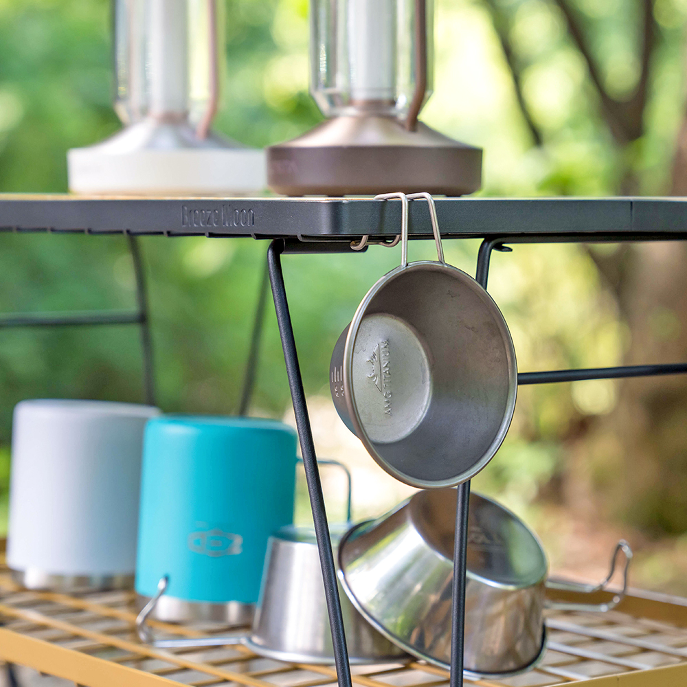 브리즈문 캠핑 접이식 테이블 쉘프 쿨러 난로 선반 폴딩 팬히터 필드랙