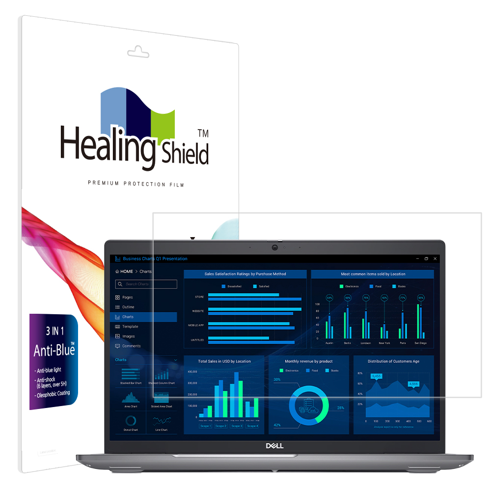 델 프리시전 3581 블루라이트차단 액정보호필름 - 상품 이미지