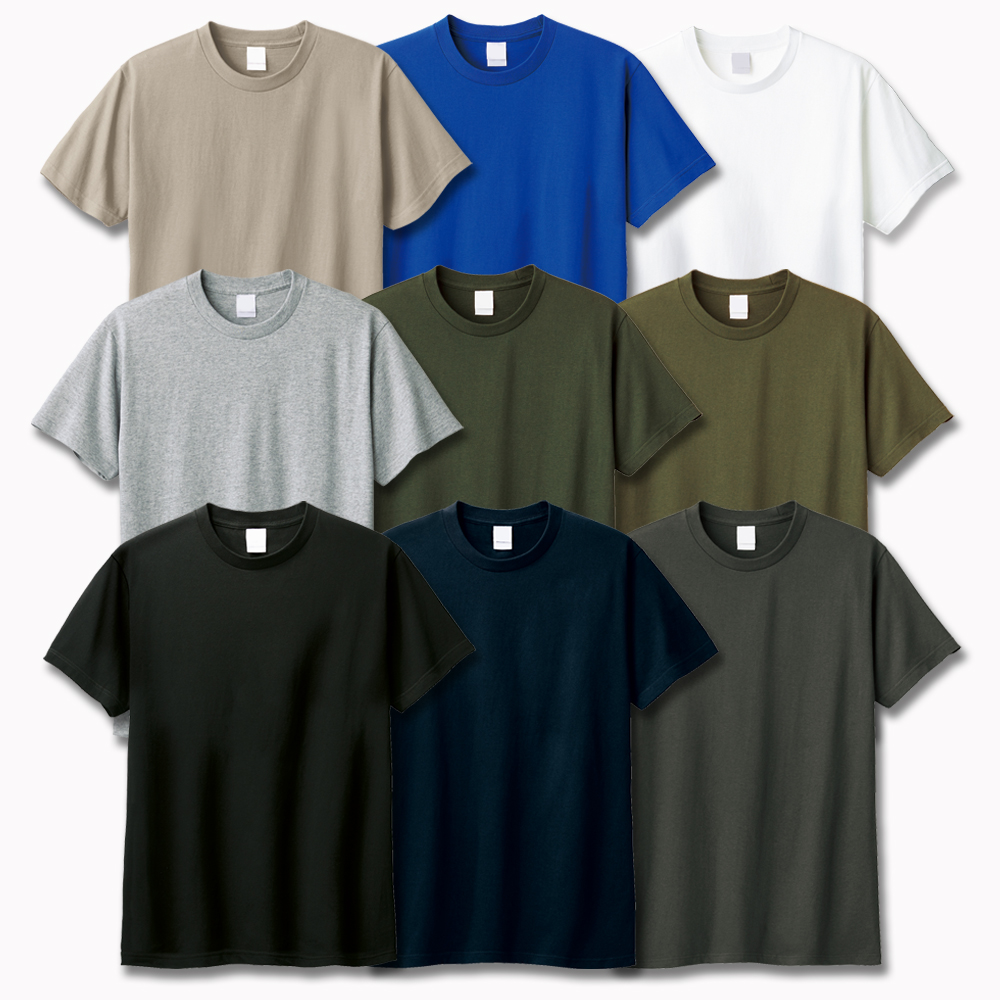 남자 오버핏 무지 반팔 티셔츠 레이어드 두꺼운 빅사이즈