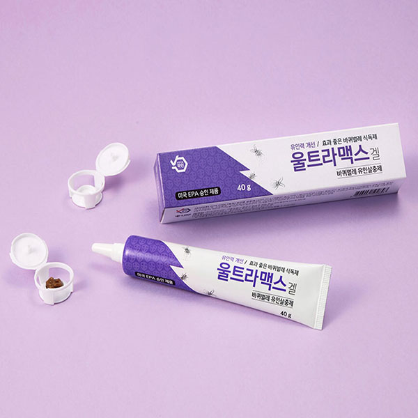 국보 바퀴벌레약 울트라맥스겔 40g + 먹이통 10개 강력한 식독제 퇴치제 박멸 쩔템 겔타입 바퀴약