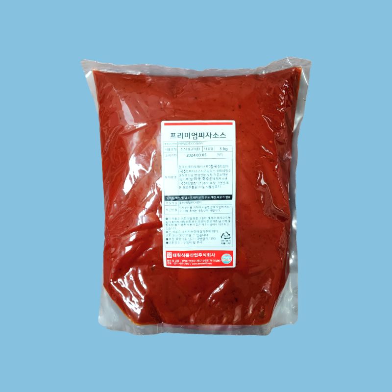 태원식품 프리미엄 피자소스 3KG 5봉지 BOX - 상세 이미지 2