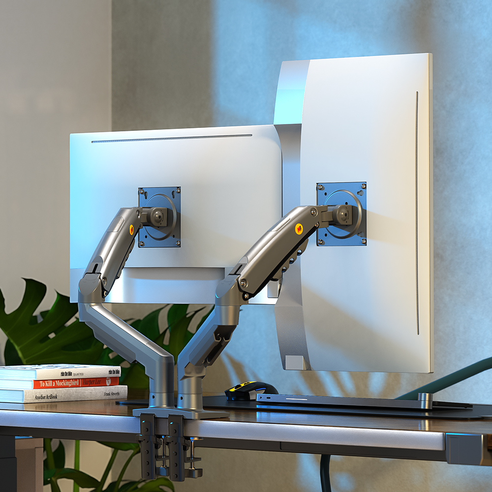 노스바유 NB F160 듀얼 모니터암 거치대