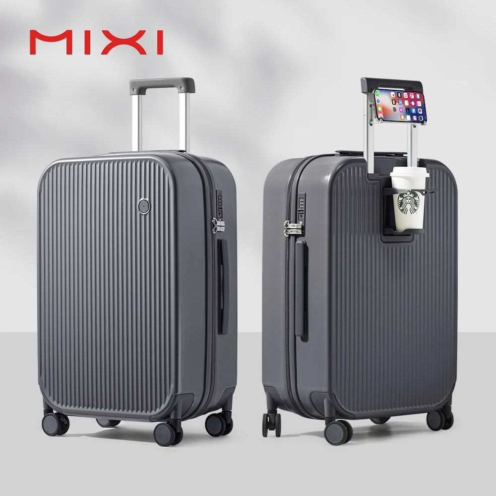 mixi 캐리어 믹시 20인치 24인치 26인치 컵 휴대폰 거치대 여행용 다기능 캐리어 M9290 - 상세 이미지 2