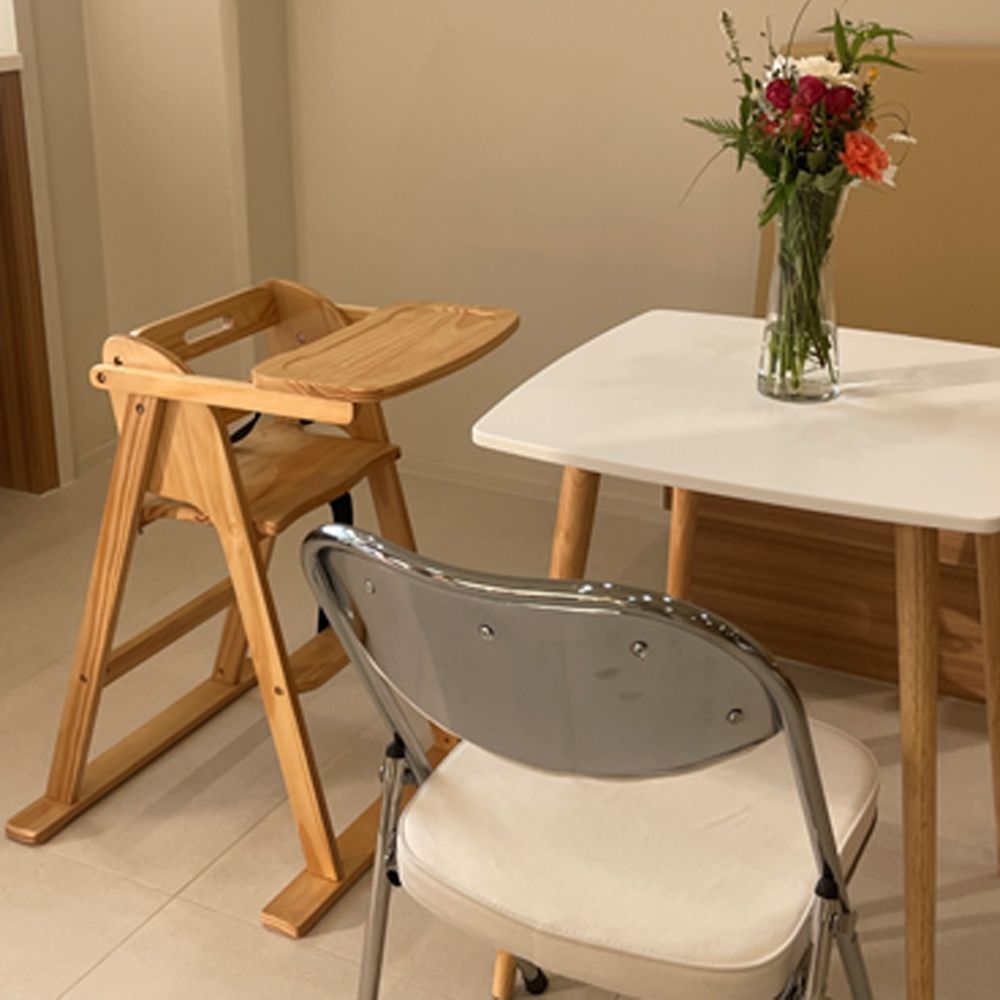 루시드 아기식탁의자 접이식 유아 식당 이유식 업소용유아방석의자