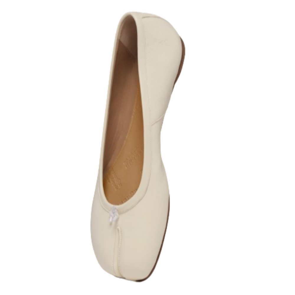 메종 마르지엘라 여성 타비 플랫 슈즈 아이보리 S58WZ0042P3753T1003 여성 신발 사계절 데일리 슈즈 - 메인 이미지
