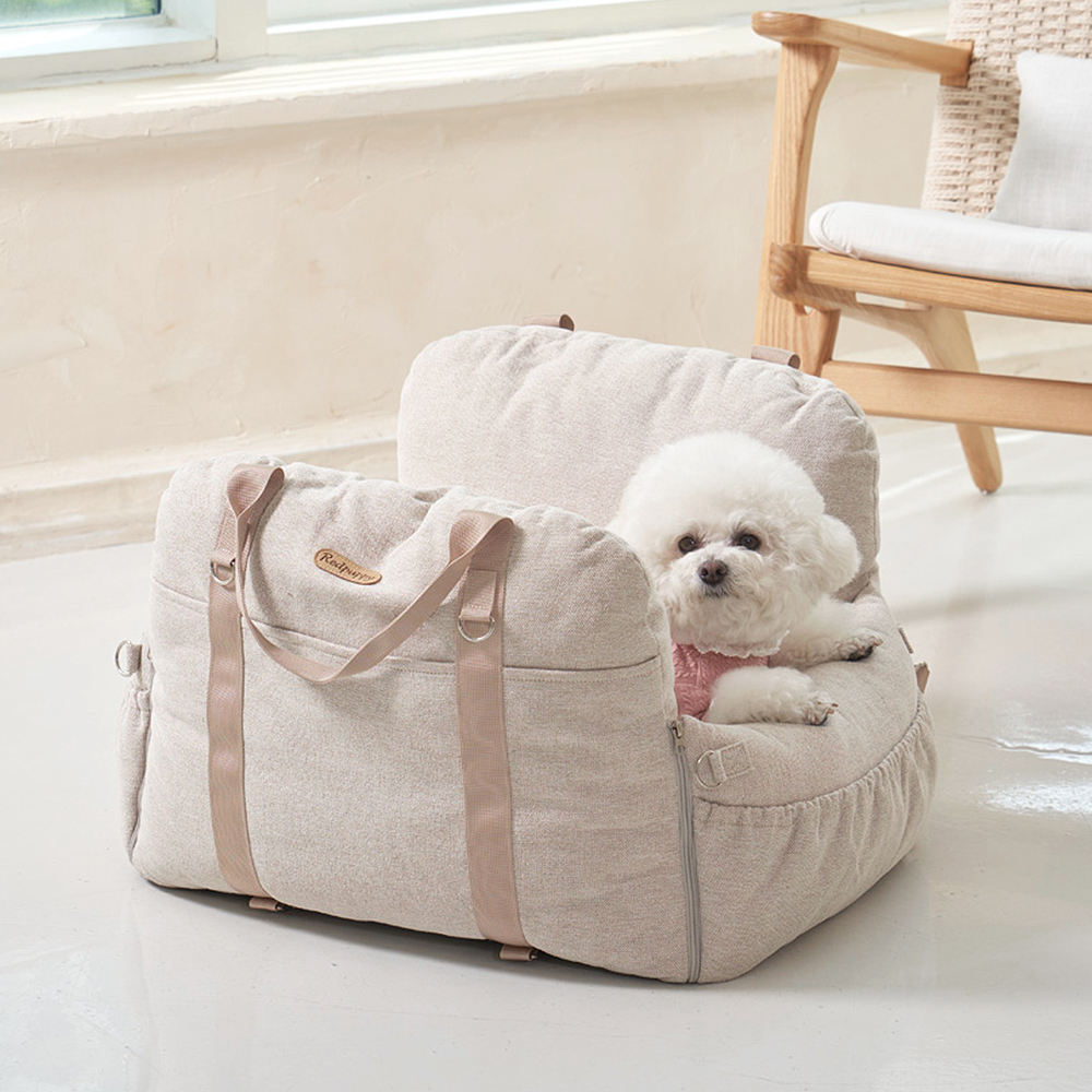 개과천선 코튼 강아지 카시트 드라이빙킷 차시트 이동장 분리세탁 외출용품 여행