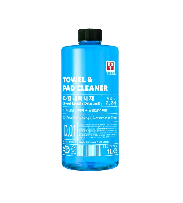 바인더 타월 패드 클리너 1L 타월세정제 - 상품 이미지