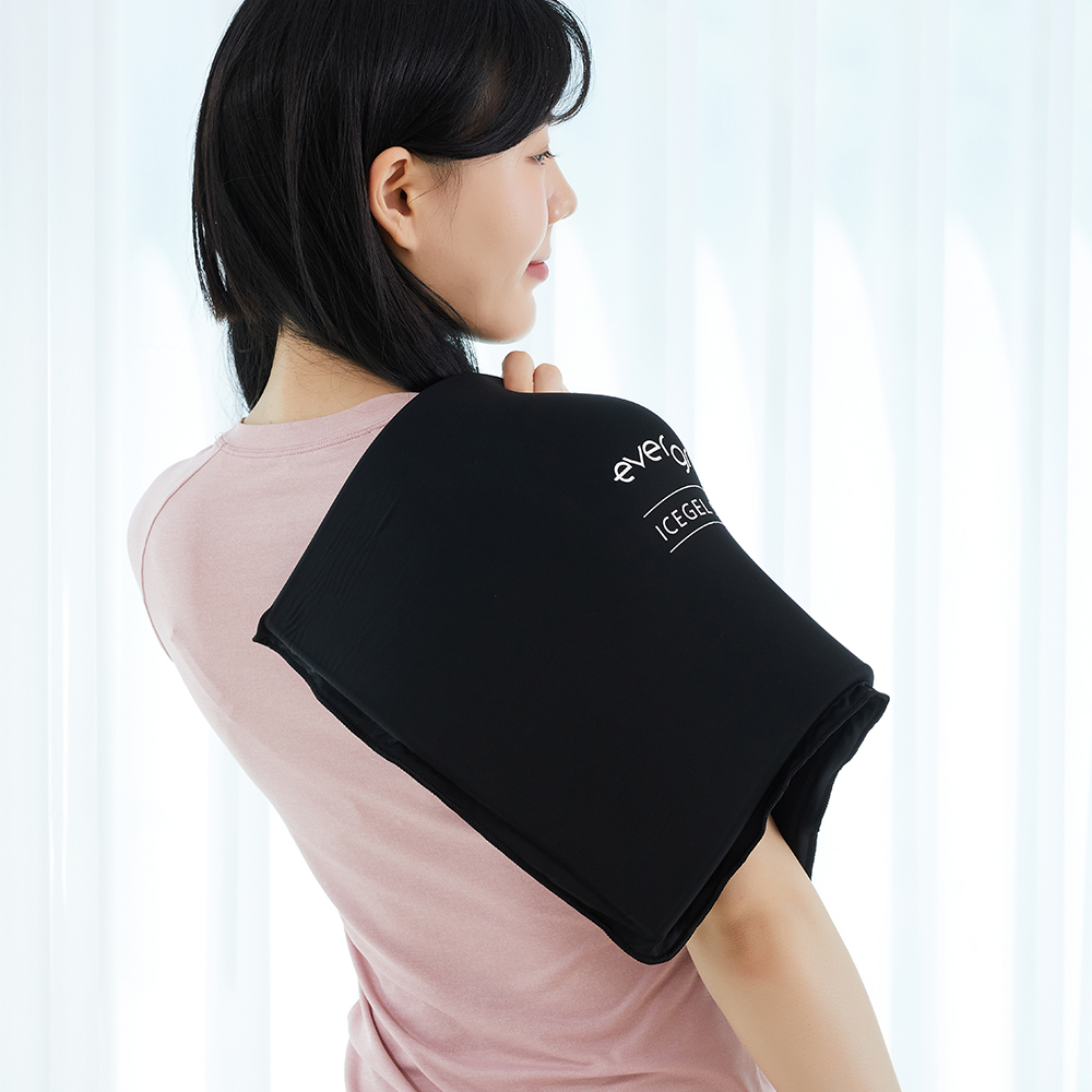 에버그라운드 아이스젤 스퀘어 냉찜질팩 얼음찜질 아이싱 보호대 어깨 등 허리 - 상품 이미지