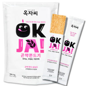 옥자씨곤약쫀드기 살안찌는간식 어른야식 쫀득이 낱개포장 쫀디기 아이들간식 ... 맛있게 먹은 솔직 후기 - 상품 이미지 1