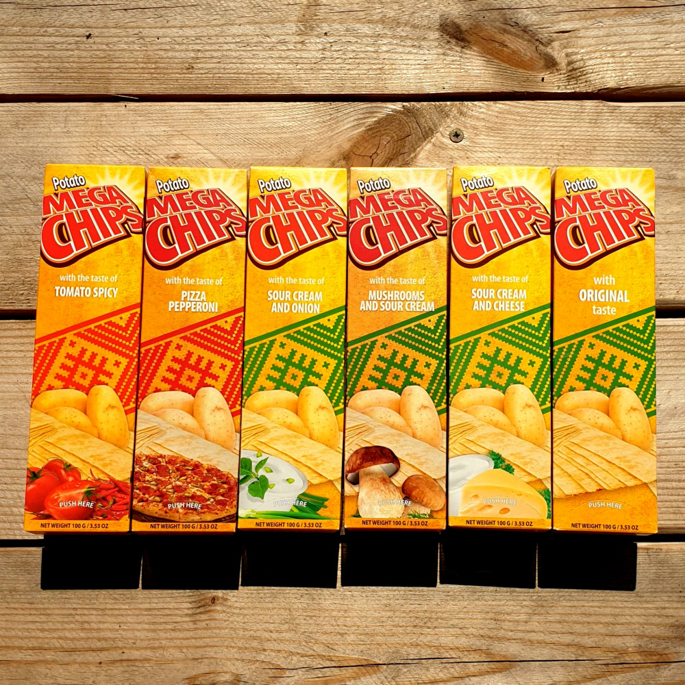 메가칩스 감자칩 포테이토칩 감자 스틱 과자 100g - 메인 이미지