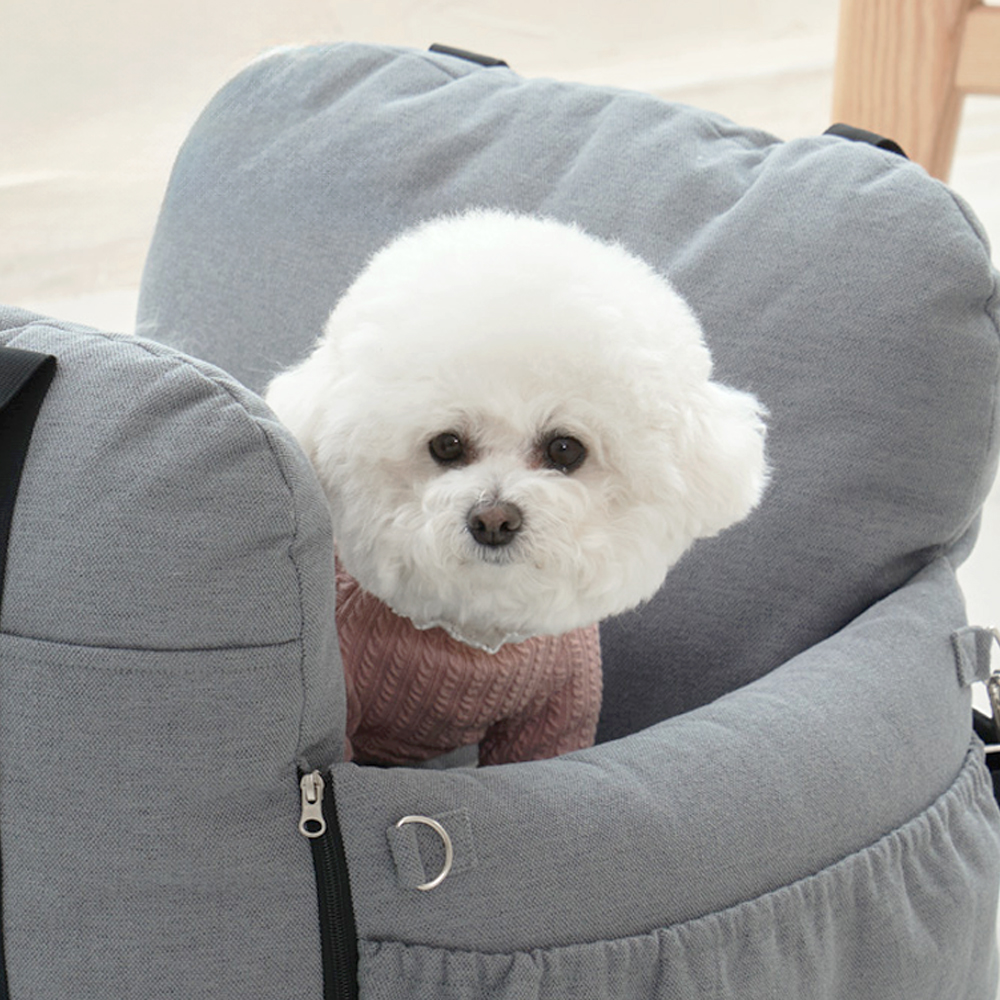 개과천선 코튼 강아지 카시트 드라이빙킷 차시트 이동장 분리세탁 외출용품 여행