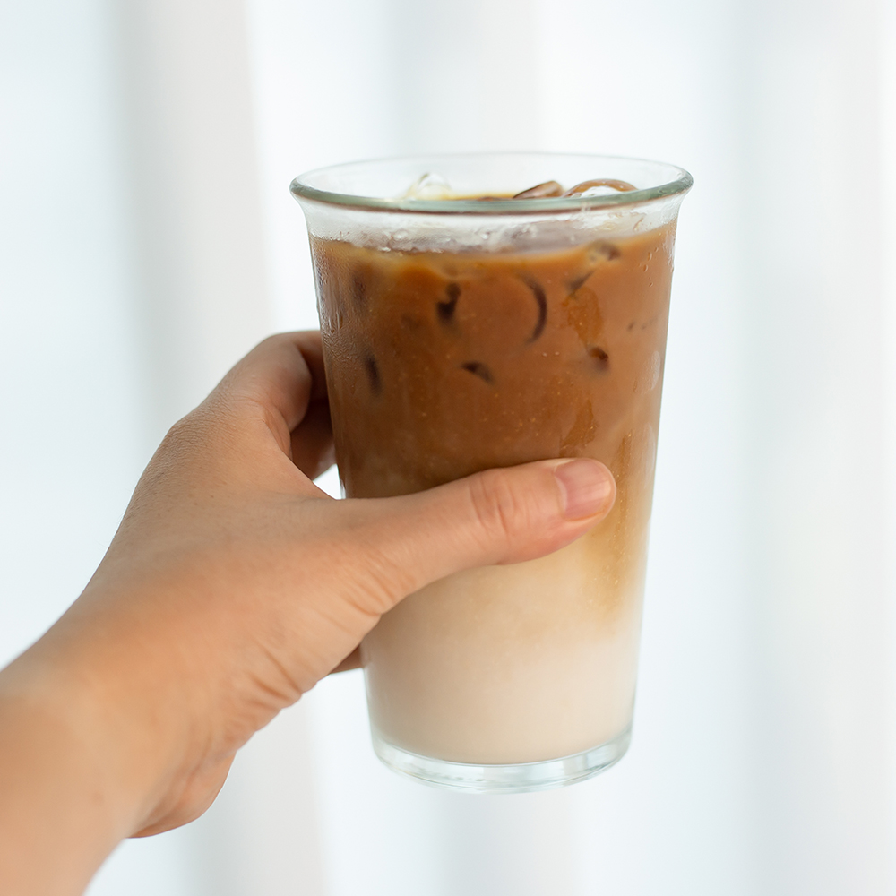 국산 믹싱글라스 카페 내열 강화유리컵 제작 인쇄 380ml - 상세 이미지 5