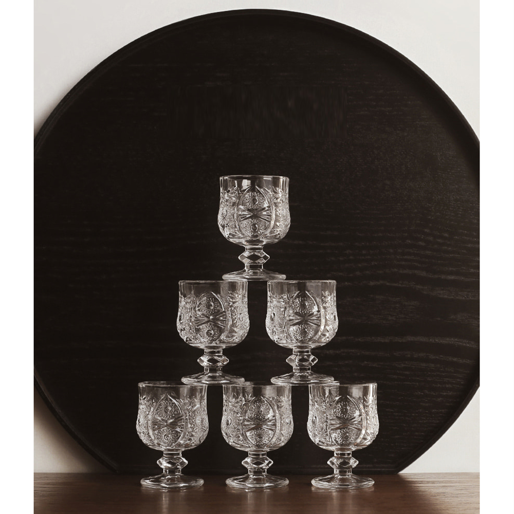 애주가선물 고량주잔 예쁜 특이한 커플 미니 고블렛 소주잔세트