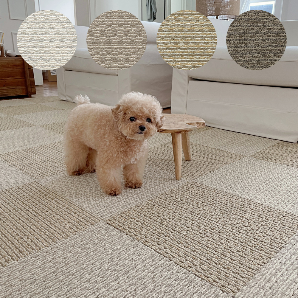 까사아카이브 타일카페트 조각 카펫 매트 베란다 사무실 거실 바닥 인테리어