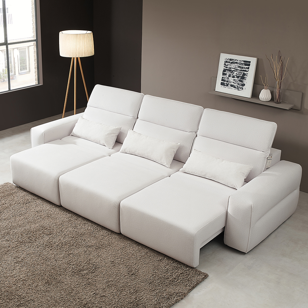 투코 슬라이딩쇼파 무빙 모션 리클라이너 소파 4인용 슬라이드 전동 하이버