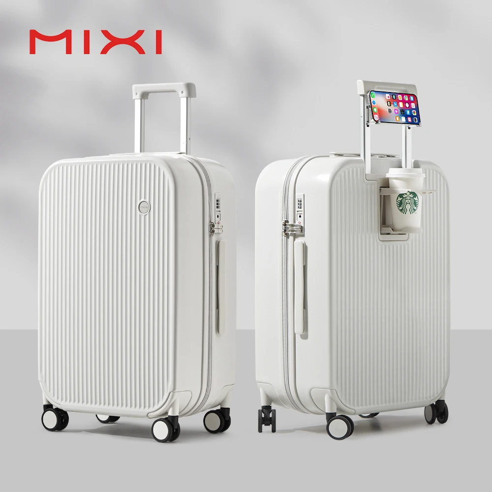 mixi 캐리어 믹시 20인치 24인치 26인치 컵 휴대폰 거치대 여행용 다기능 캐리어 M9290 - 상품 이미지