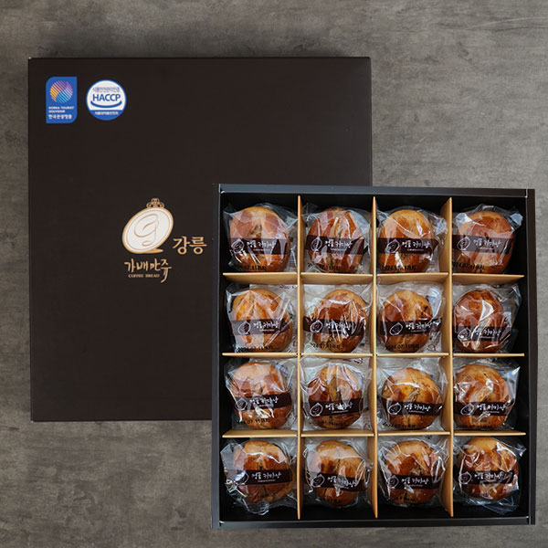 커피빵 선물세트 가배만쥬 16개입x1 종이가방포함 : 지투지샵