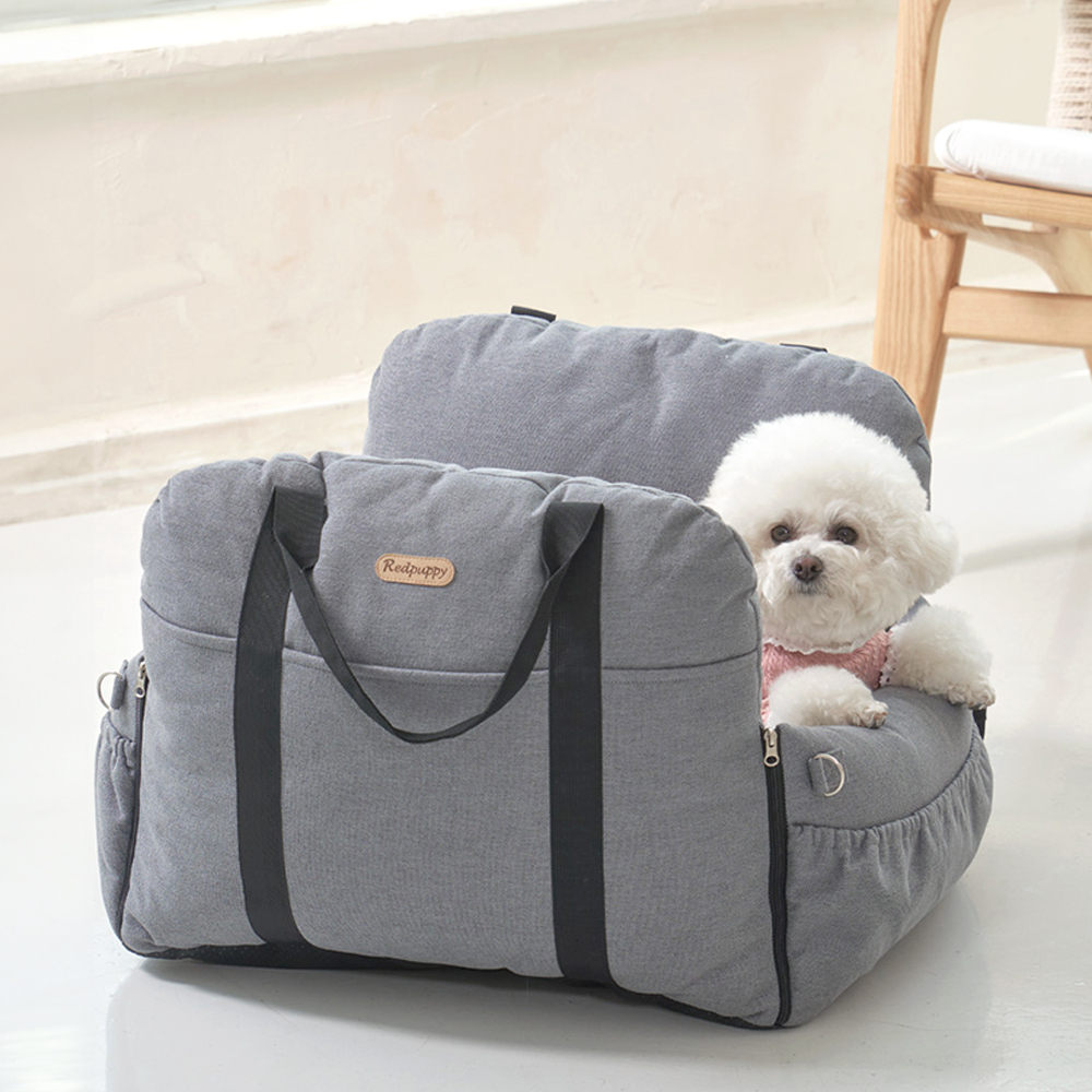 개과천선 코튼 강아지 카시트 드라이빙킷 차시트 이동장 분리세탁 외출용품 여행