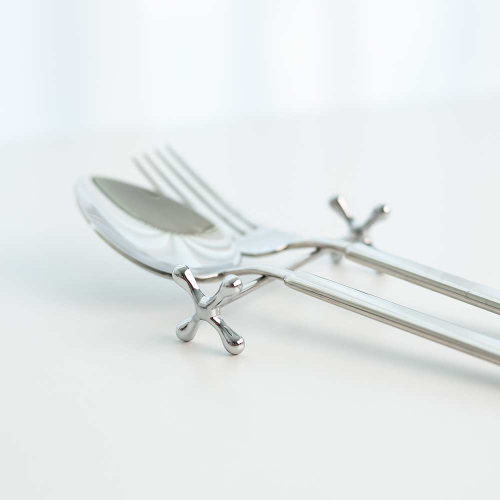 아령 스텐수저받침 8cm - 상품 이미지